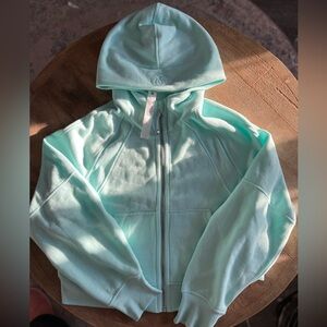 Lululemon Oversized Full Zip Scuba Hoodie, Ideal Mint
